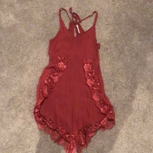 Free people intimates lace slip dress
